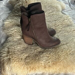 Sbicca Chocolate Brown Ankle Booties